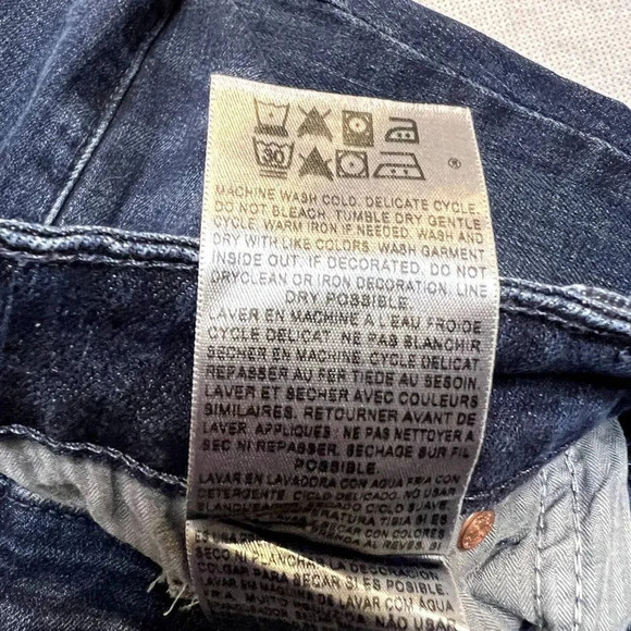 Levis Slight Curve Classic Straight Leg Jeans Womens Size 16/33 - Picture 11 of 13